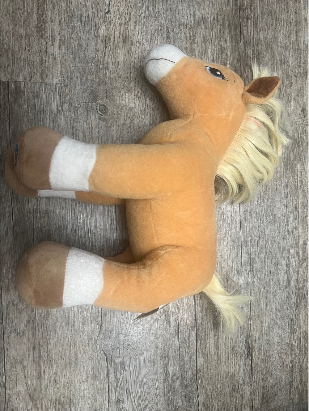 Build A Bear horses and hearts riding club palomino American quarter plush
